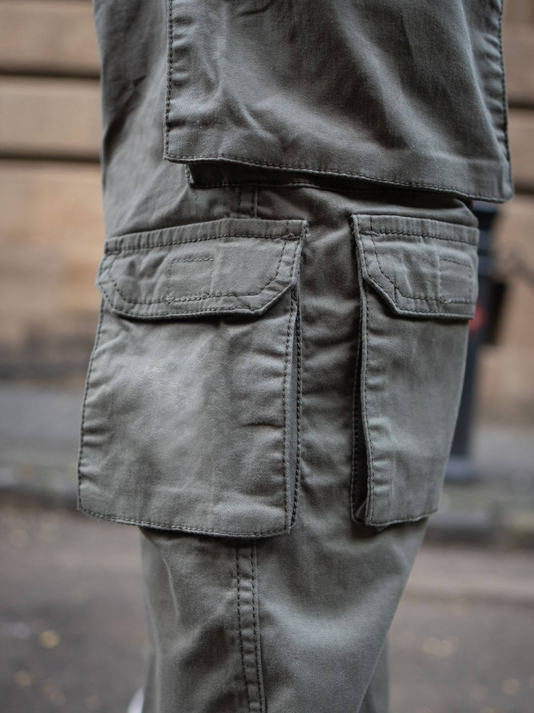 Powerlook Men Loose Fit Cargo Trousers