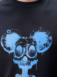 The Indian Garage Co Men Graphic Printed Round Neck Cotton Oversized T-shirt