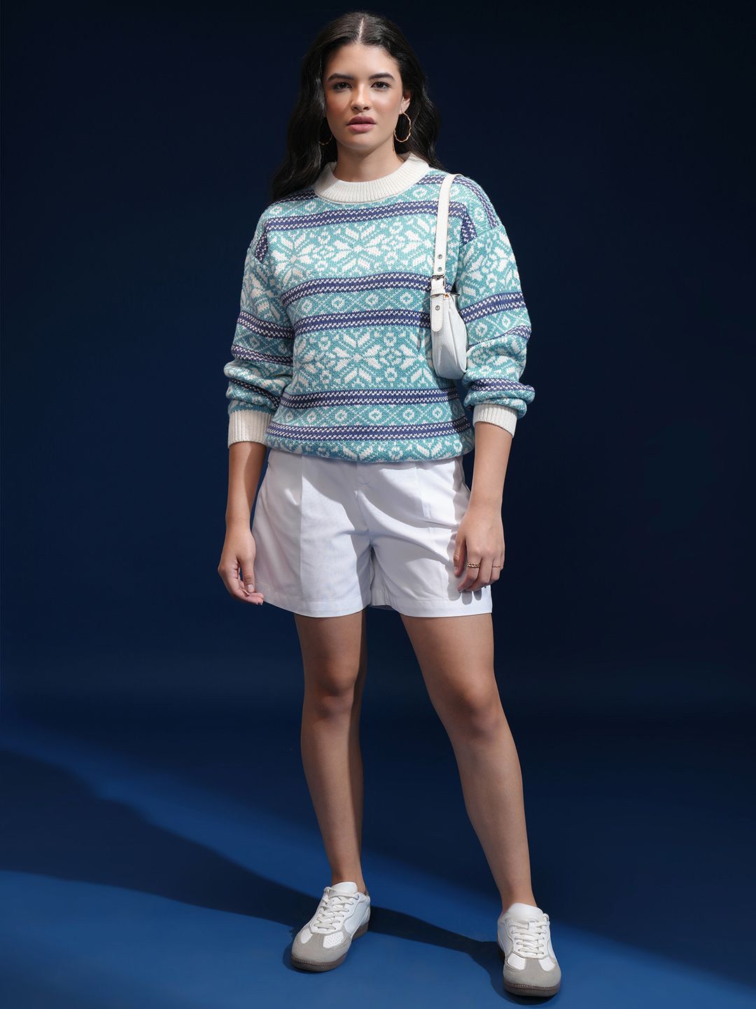 ESPYR By Tokyo Talkies Women Cable Knit Pullover