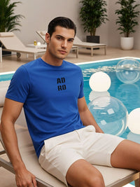 ADRO Men Typography Printed T-shirt