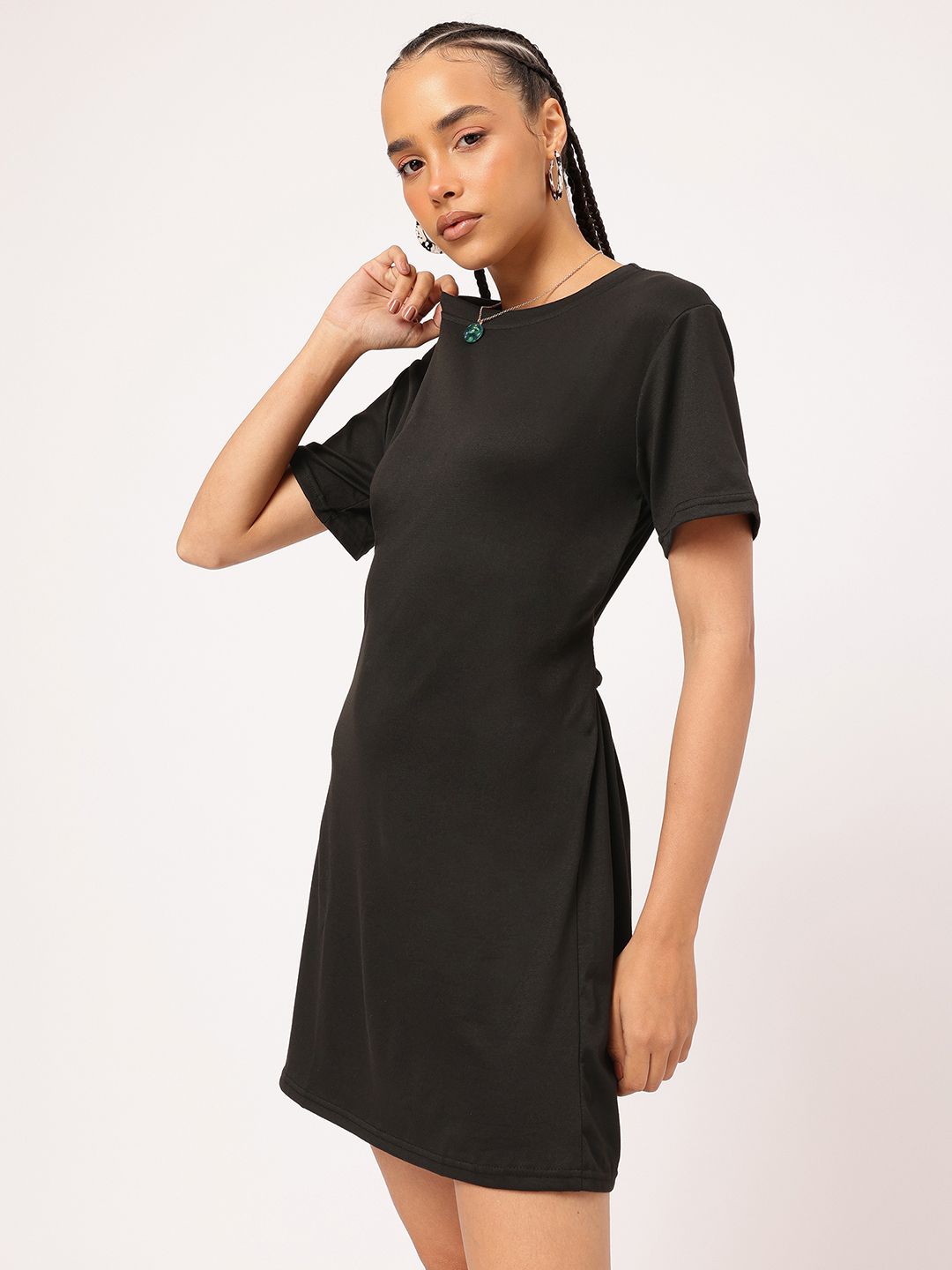DressBerry Tie-Up Detail Sheath Dress