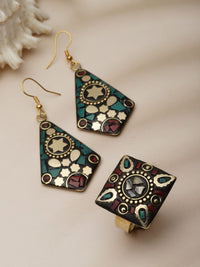 PANASH Contemporary Drop Earrings