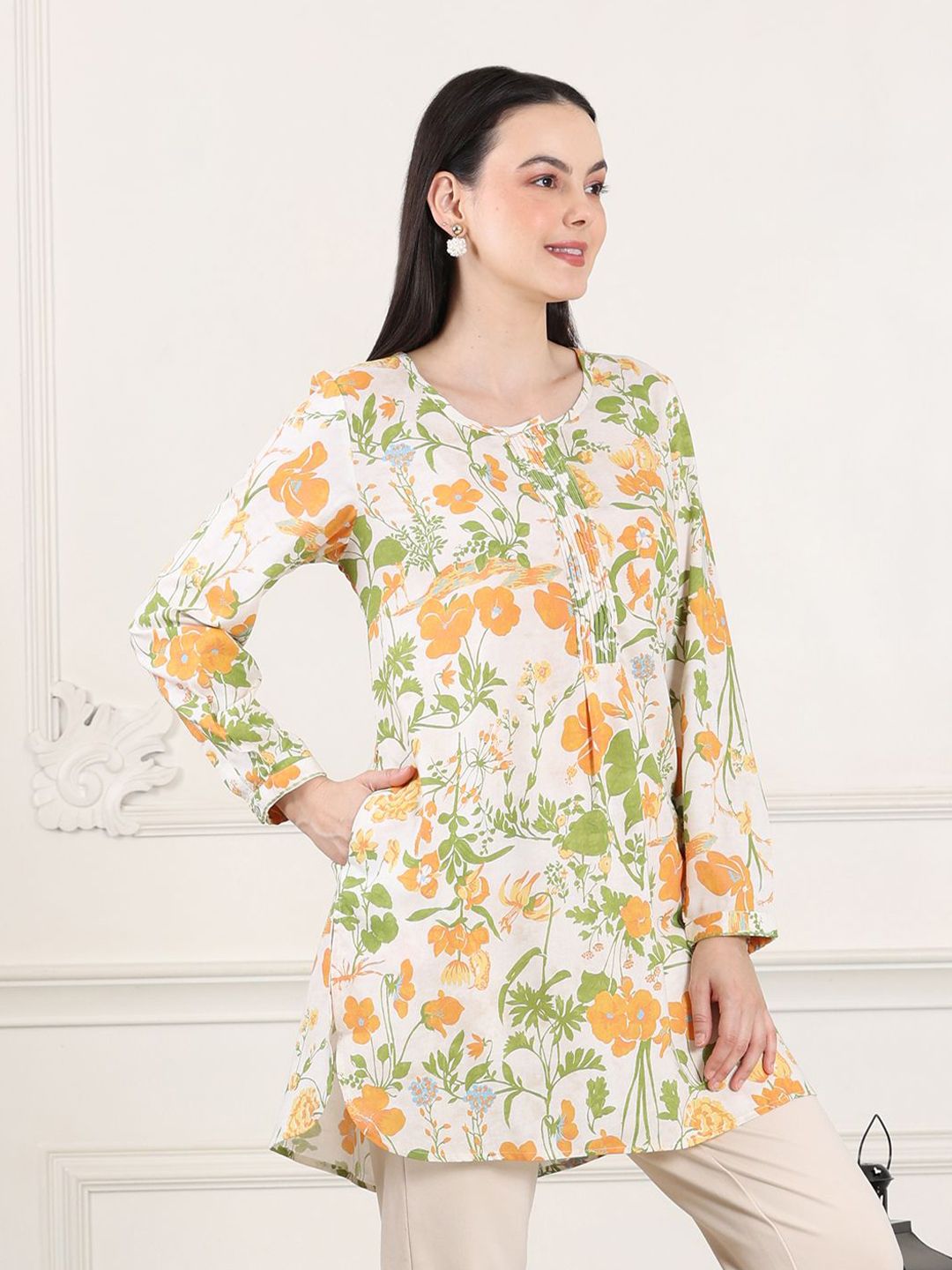 W Printed Tunic