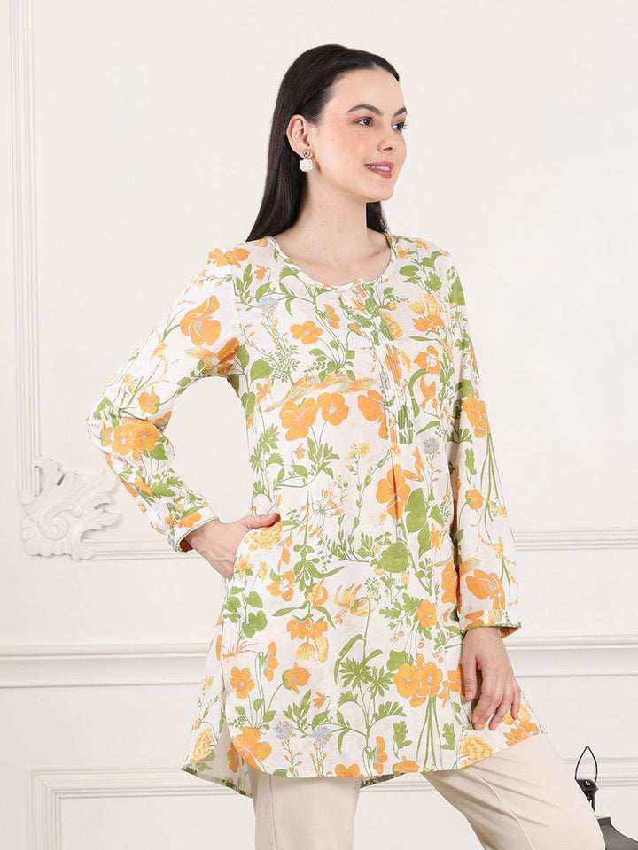 W Printed Tunic