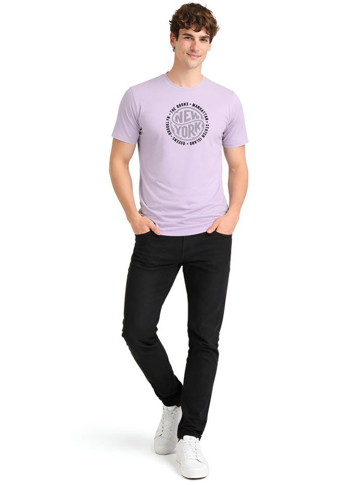ADRO Men Typography Printed T-shirt