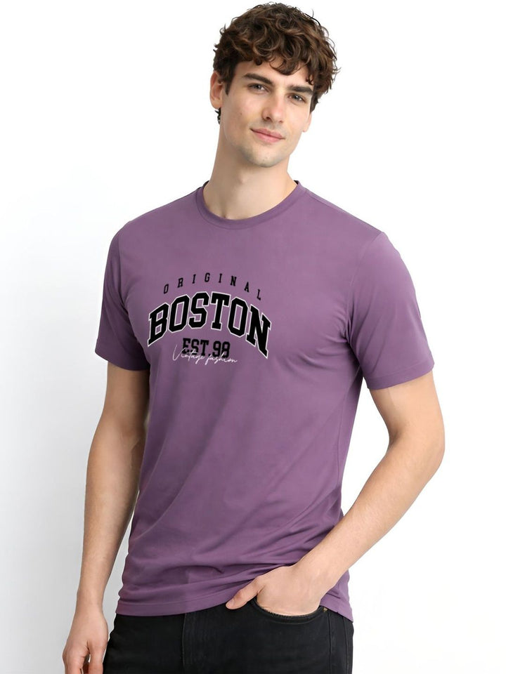 ADRO Men Typography Printed T-shirt