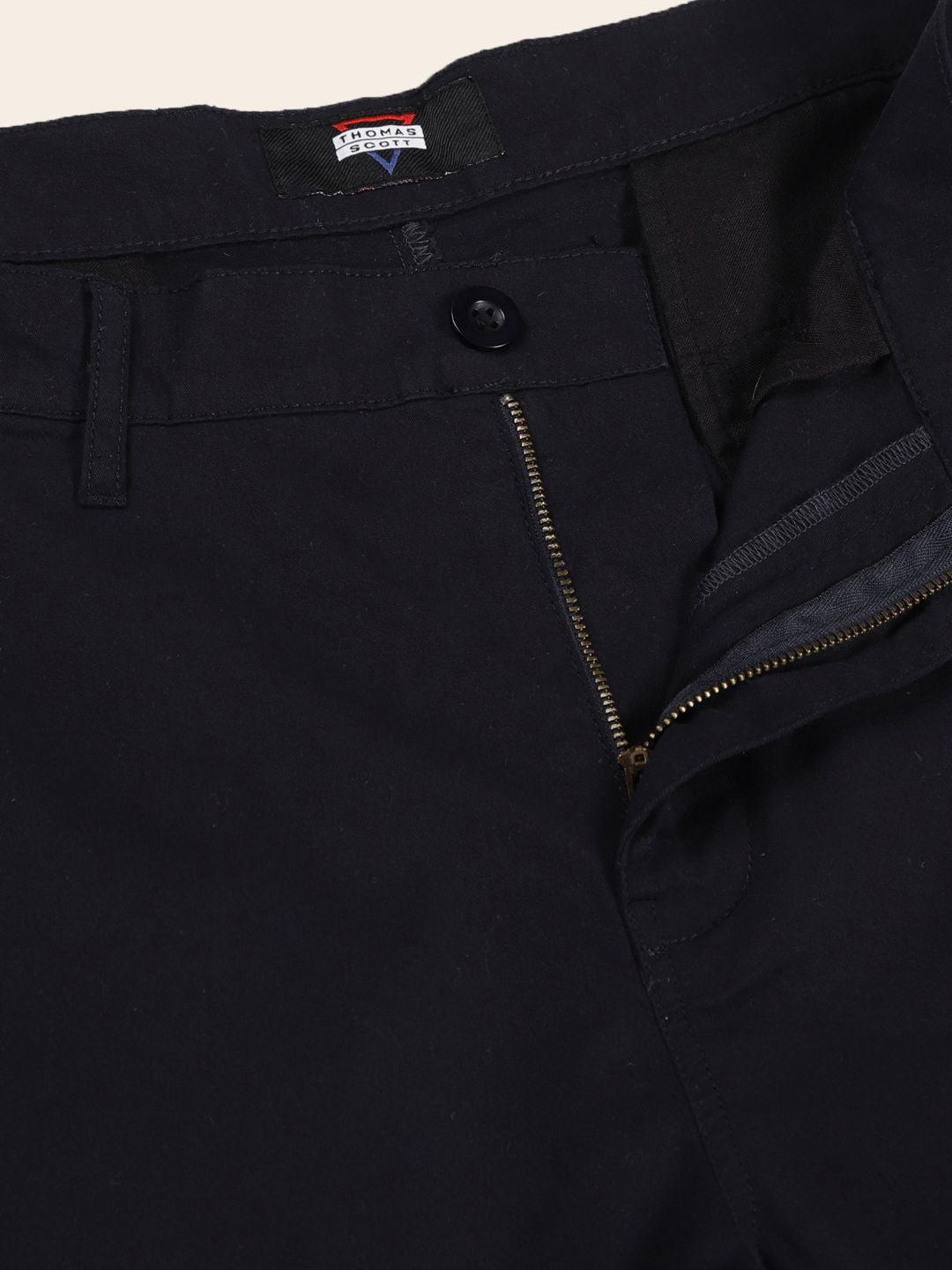 Thomas Scott Men Smart Parachute Pure Cotton Cargo Trouser