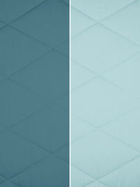 Story@home Turquoise Blue Solid Reversible 240 GSM Heavy Winter Single Bed Comforter