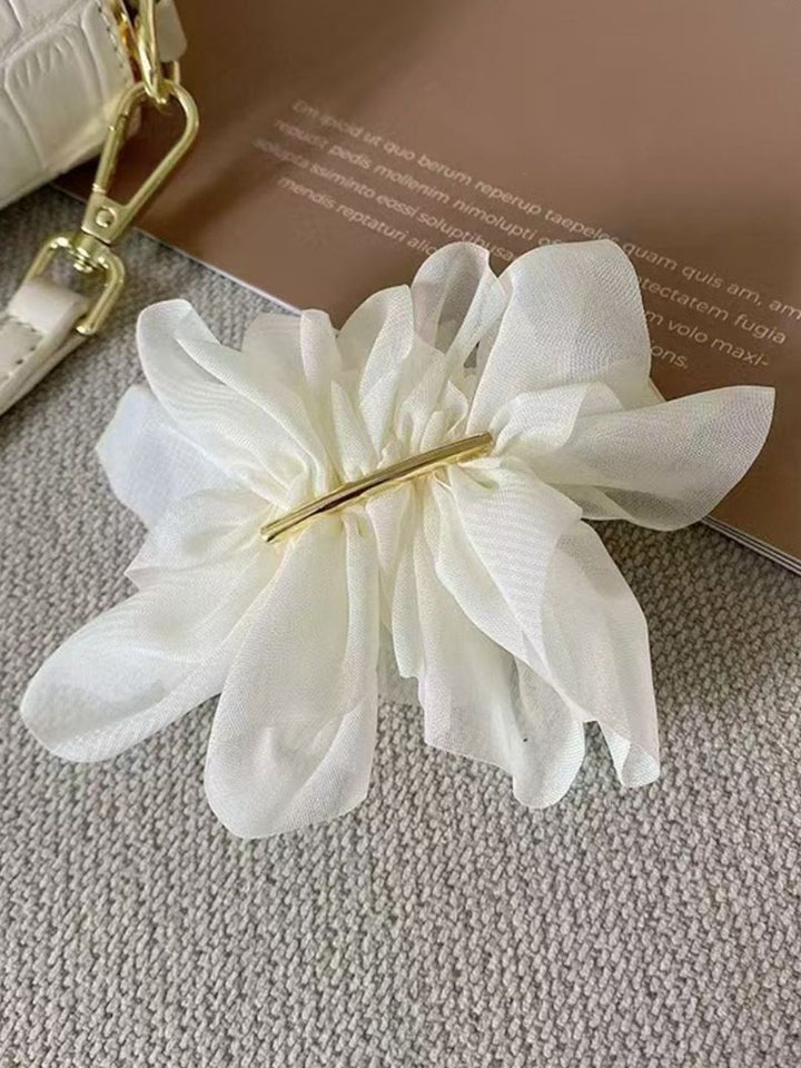 SALTY  Bride Ruffle Hair Pin for Women & Girls