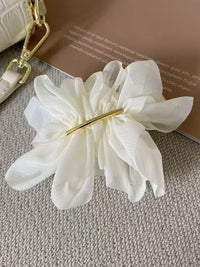 SALTY  Bride Ruffle Hair Pin for Women & Girls