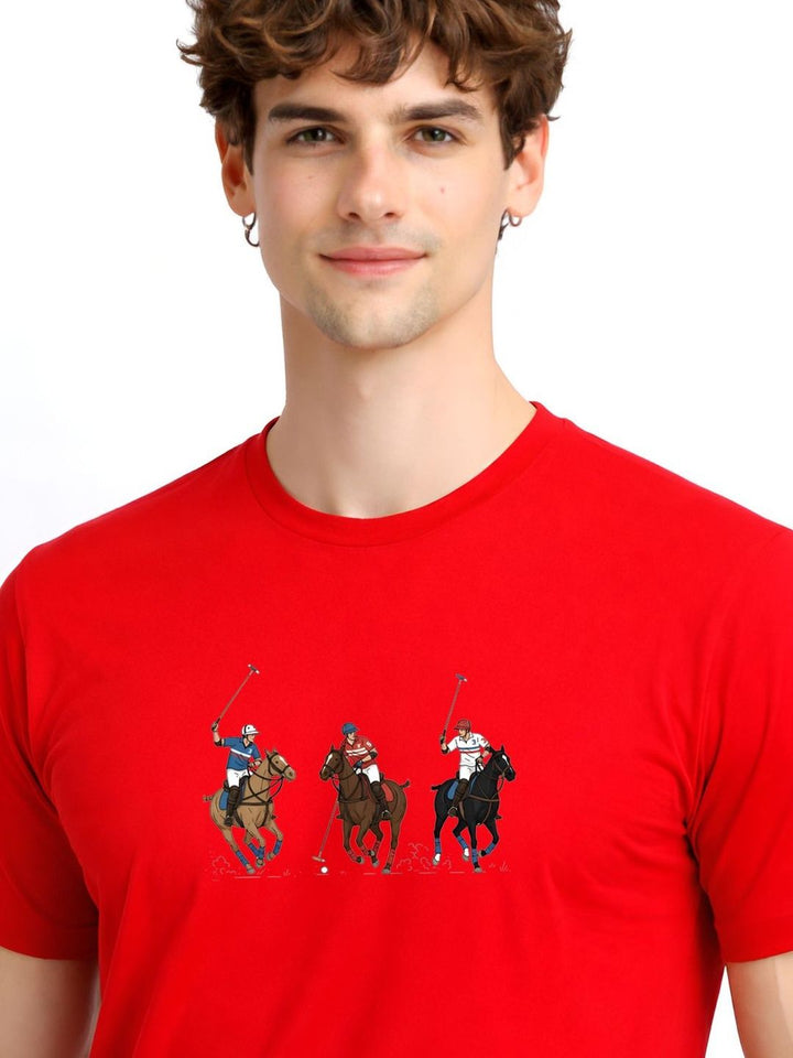 ADRO Men Printed T-shirt