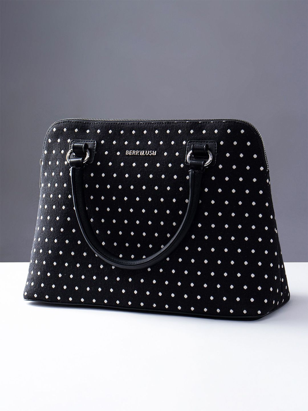 Berrylush Printed Structured Handheld Bag