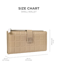 Lino Perros Women Geometric Textured Two Fold Wallet