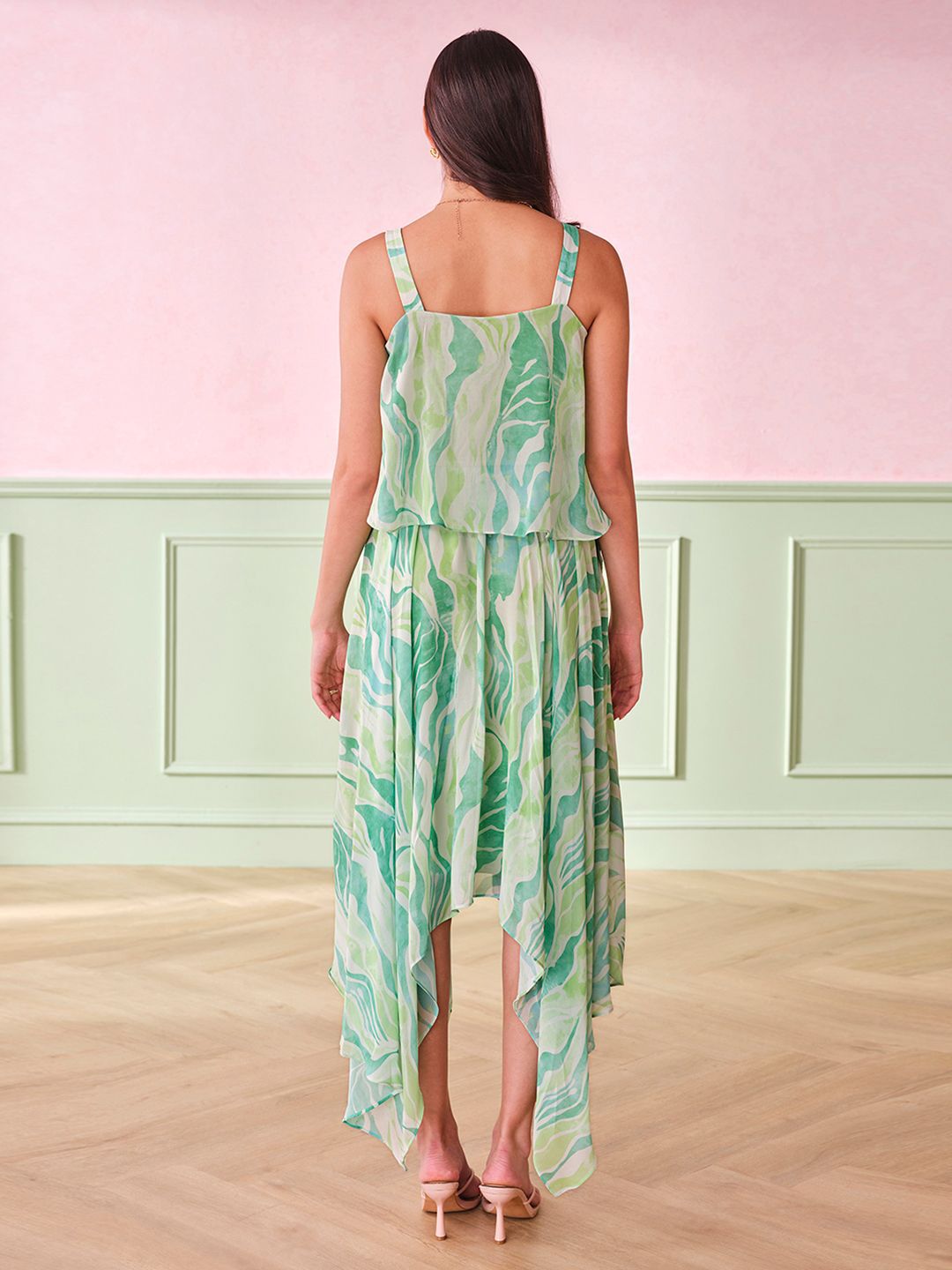 AND Women Tropical Printed Maxi Dress