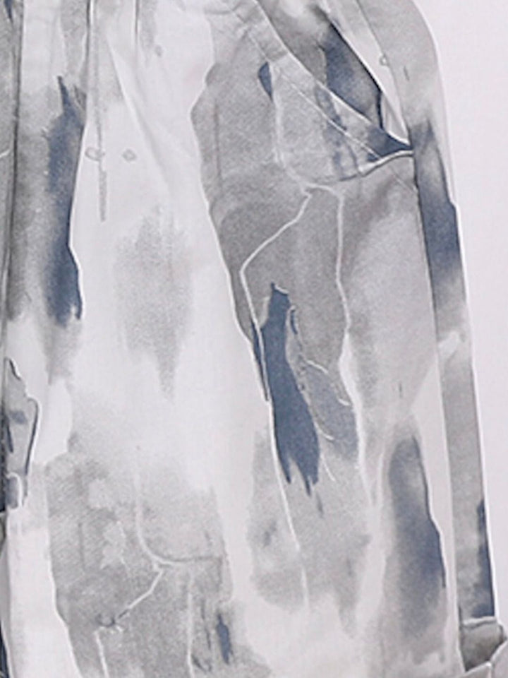 YK Kids Printed Pure Cotton Shirt & Short Clothing Set