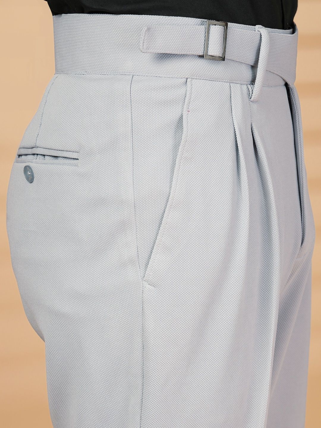 Seluar Formal Formal Lycra Kelabu KLOTTHE Lelaki