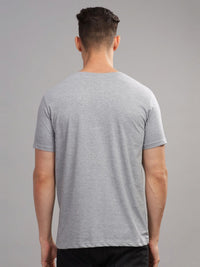 ADRO Typography Printed Round Neck Cotton T-shirt