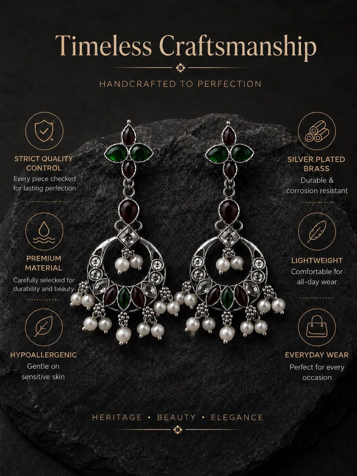 PANASH Circular Drop Earrings
