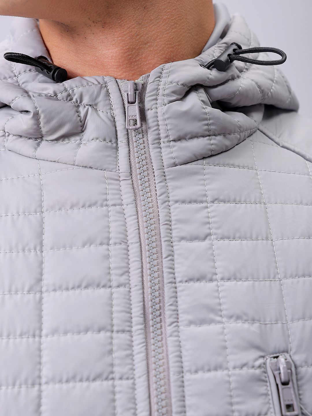 The Indian Garage Co Men Hooded Slim Fit Bomber Jacket