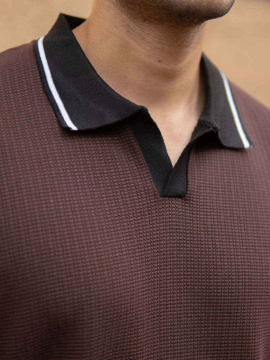 Powerlook Men Polo Collar T-shirt