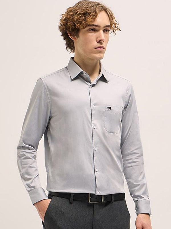 THE BEAR HOUSE Men Tailored Fit Formal Shirt