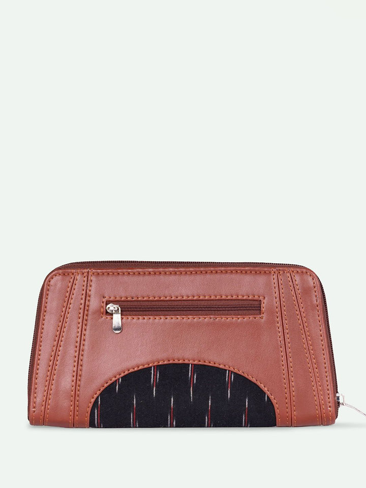 ZOUK Women Ethnic Motifs Printed Leather Zip Around Wallet