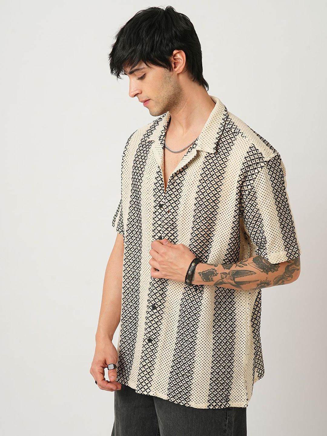VASTRADO Men Classic Opaque Casual Shirt