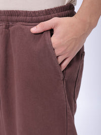 The Indian Garage Co Men Baggy Fit Cotton Elasticated Waist Jeans