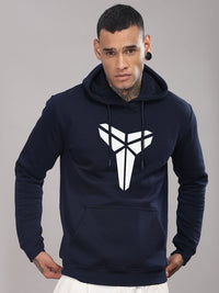 ADRO Men Printed Hooded Sweatshirt
