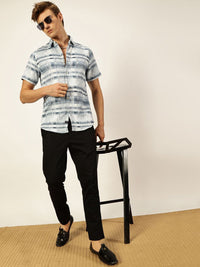 Thomas Scott Men Premium Slim Fit Opaque Printed Casual Shirt