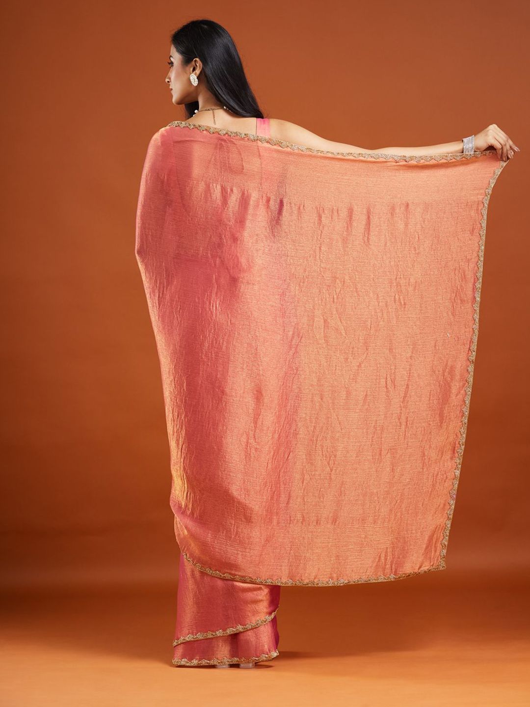 kasee Saree Manik dan Batu Berhias