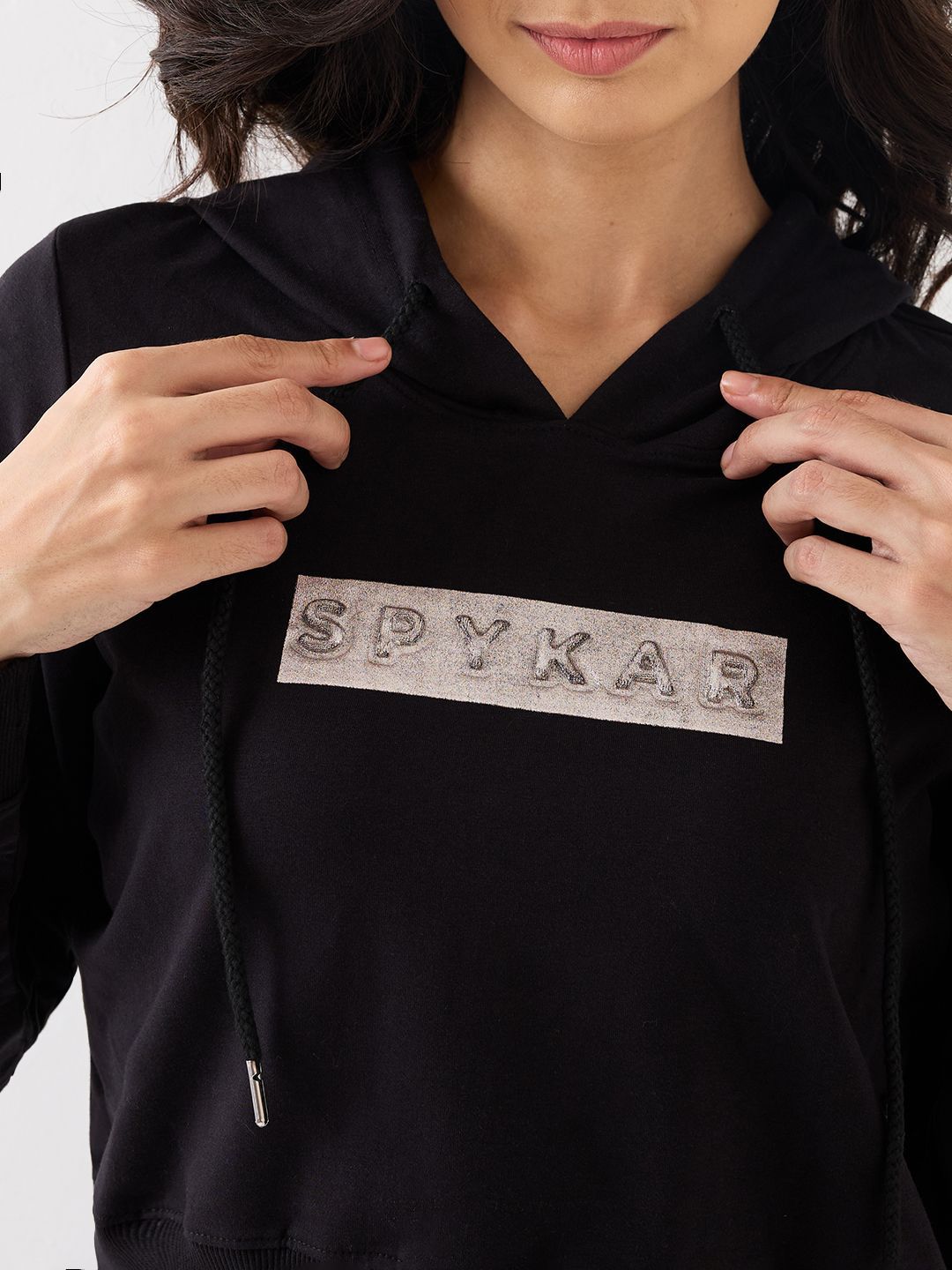 SPYKAR Women Hooded Sweatshirt