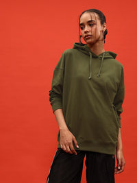 DressBerry Hooded Relaxed Sweatshirt
