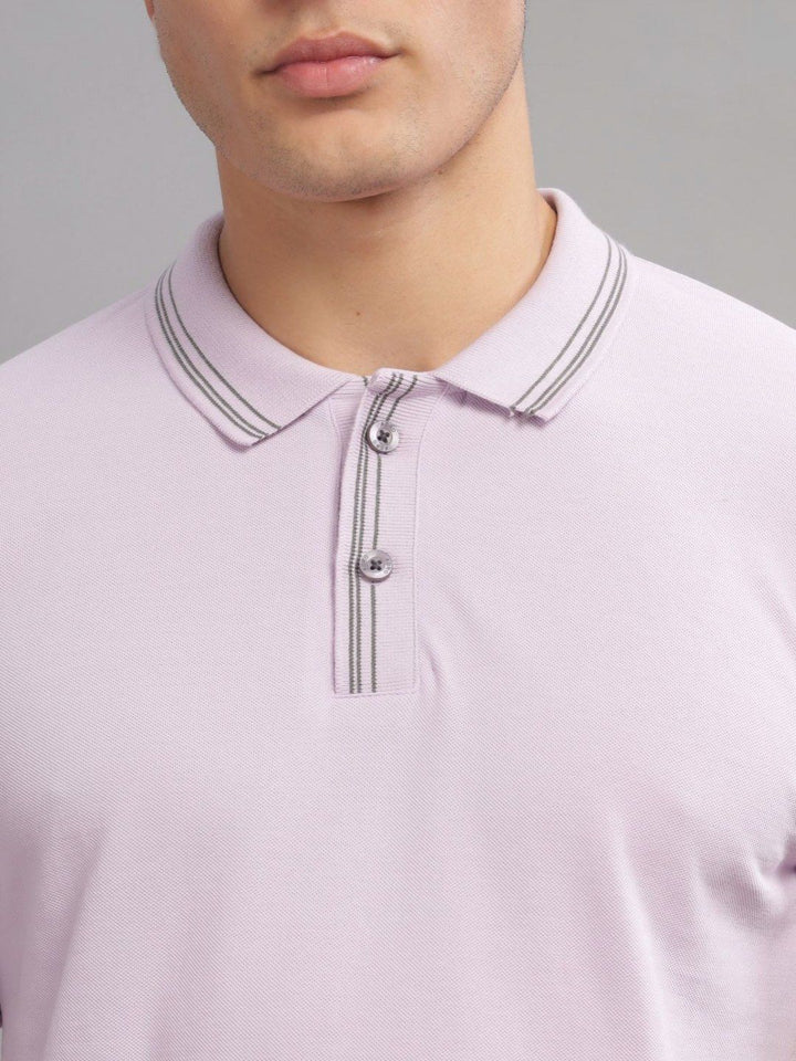 ADRO Men Polo Collar T-shirt