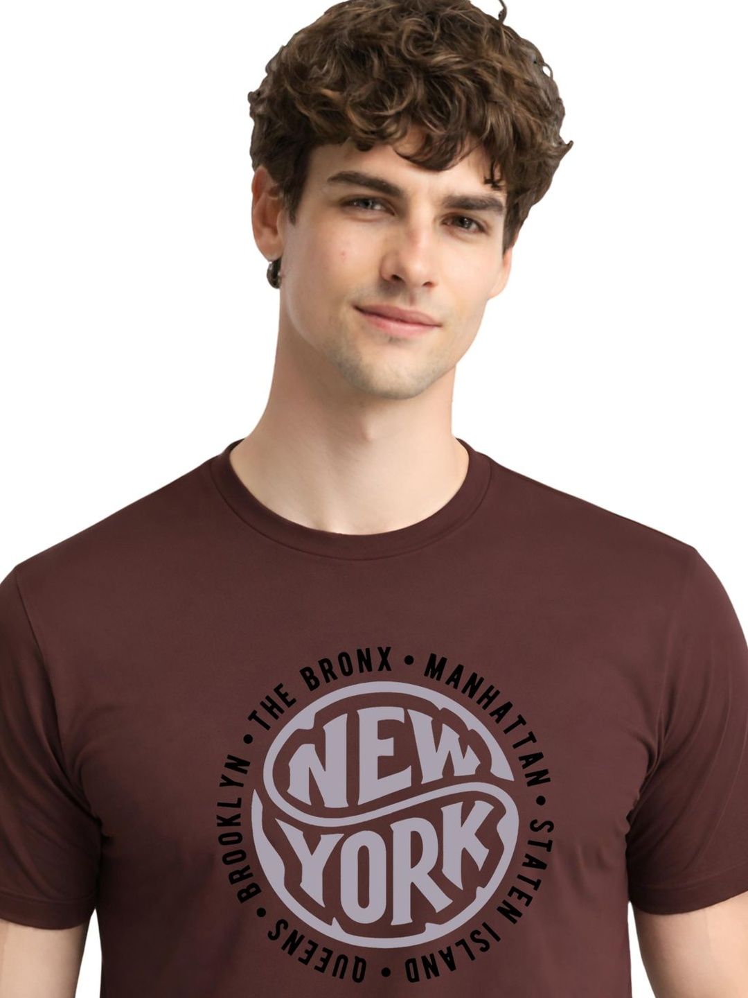 ADRO Men Typography Printed T-shirt