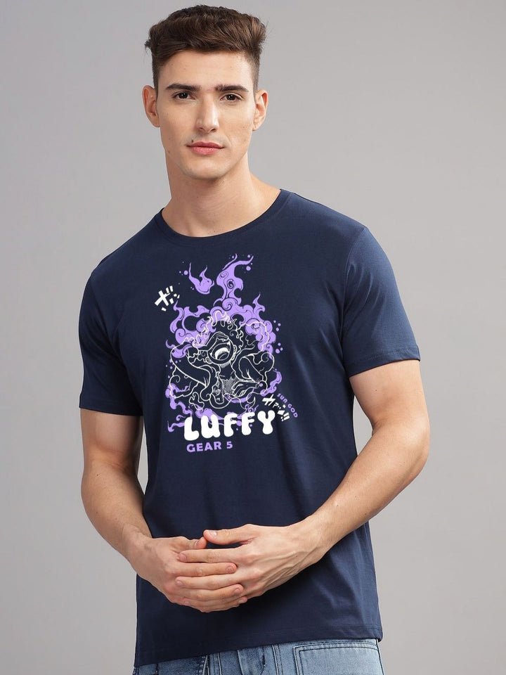 ADRO Men Typography Printed Pockets T-shirt