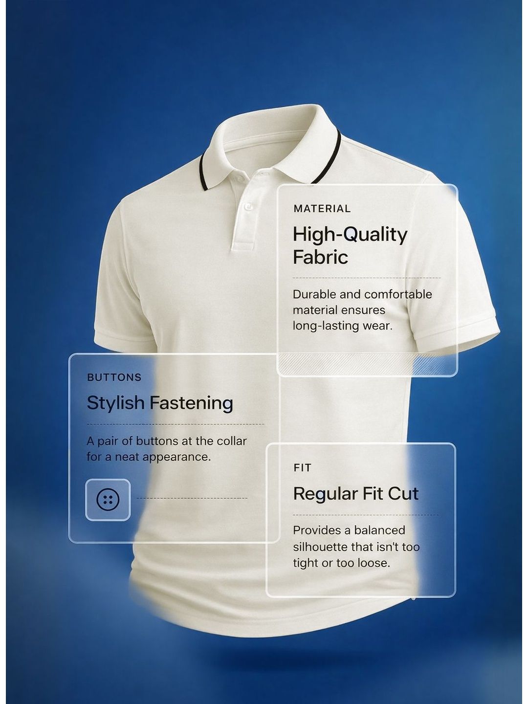 ADRO Men Polo Collar T-shirt