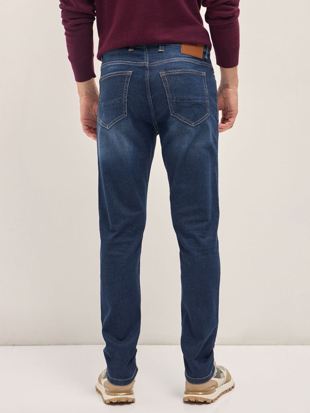 THE BEAR HOUSE Men Slim Fit Light Fade Stretchable Jeans