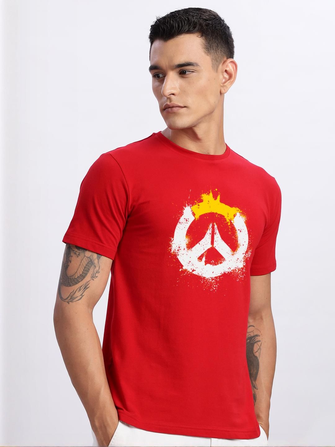 ADRO Men Red Tshirts
