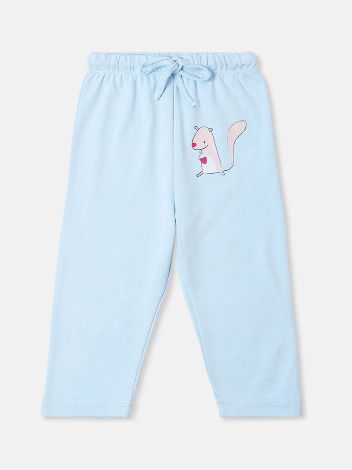 Nauti Nati Infants Pack of 2 Cotton Printed Track Pants