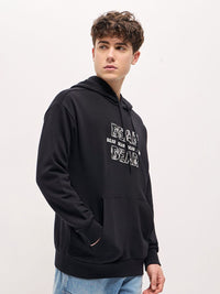 The Bear House Men Typography Printed Cotton Sweatshirt