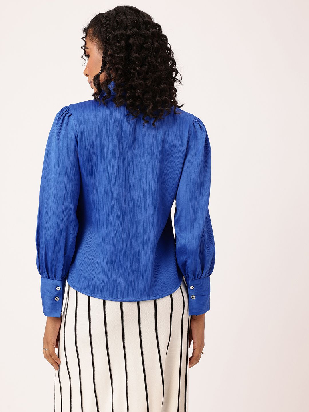 DressBerry Electric Blue Beyond Basics Shirt