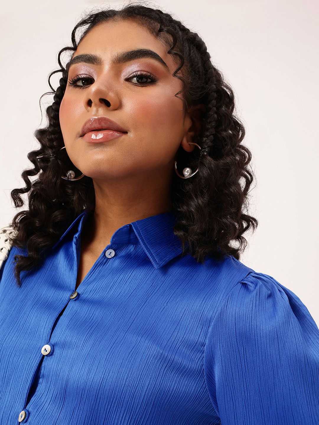 DressBerry Electric Blue Beyond Basics Shirt