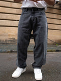 Powerlook Men Cotton Mid-Rise Baggy Comfort Fit Light Fade Jeans
