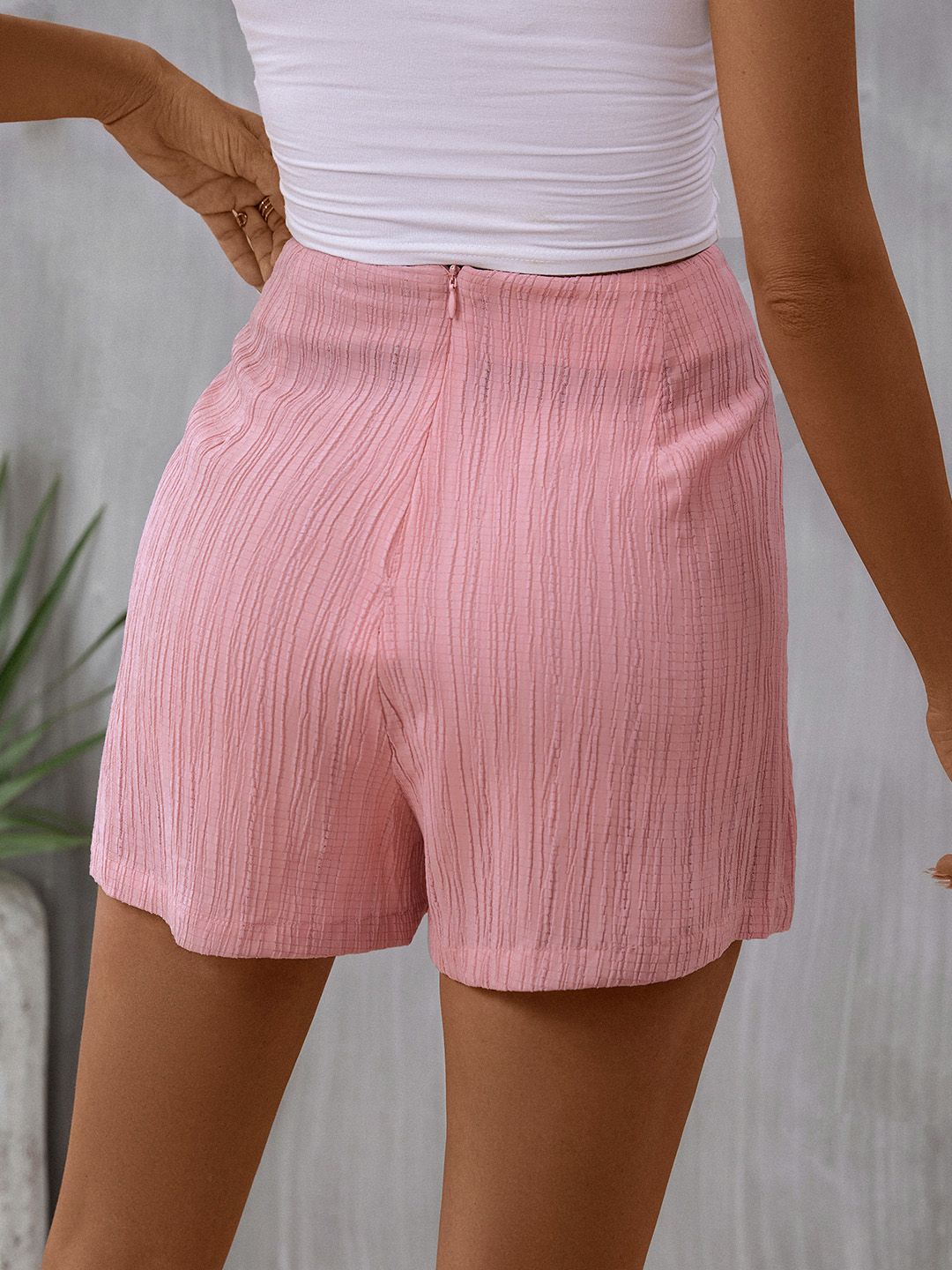 DressBerry Textured Wrap Skorts