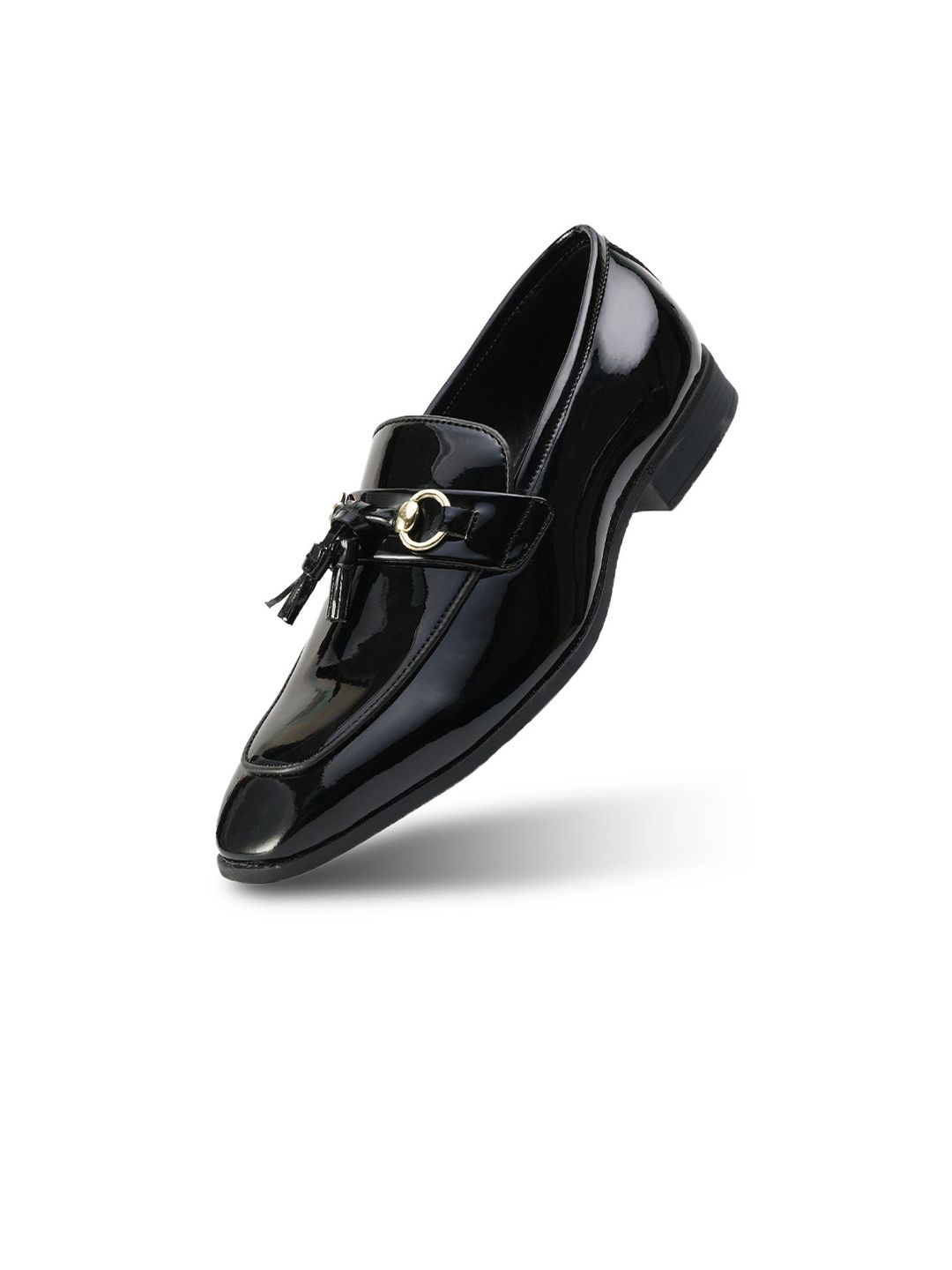 Kasut Slip On Bertumit Blok Hitam Lelaki MONKSTORY