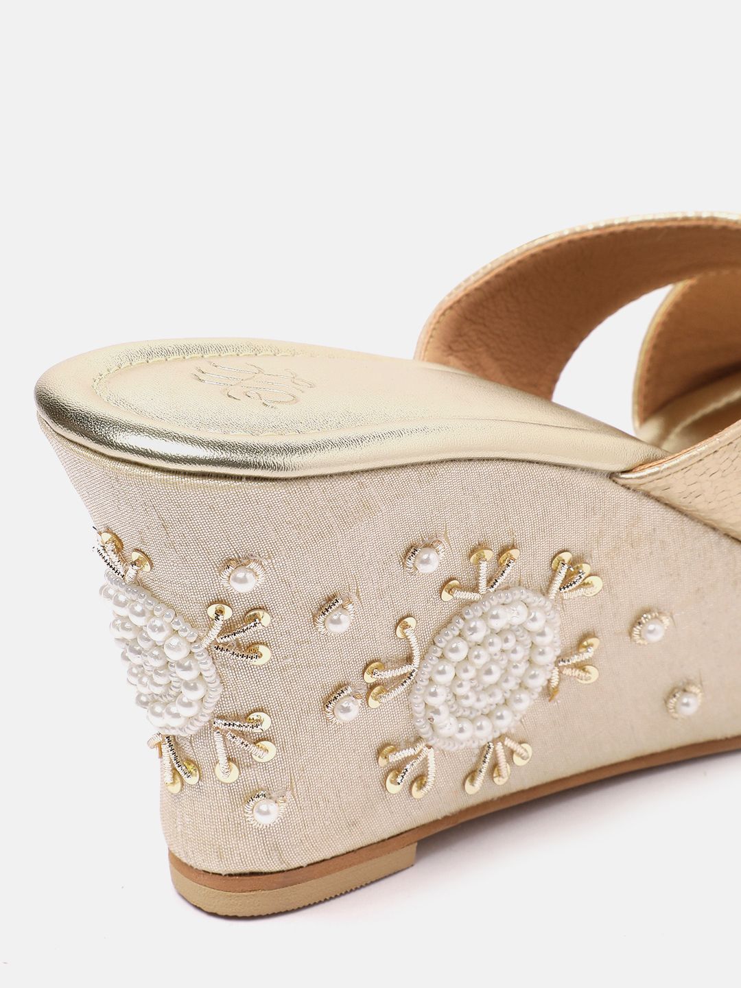 House of Pataudi Ethnic Wedge Heels