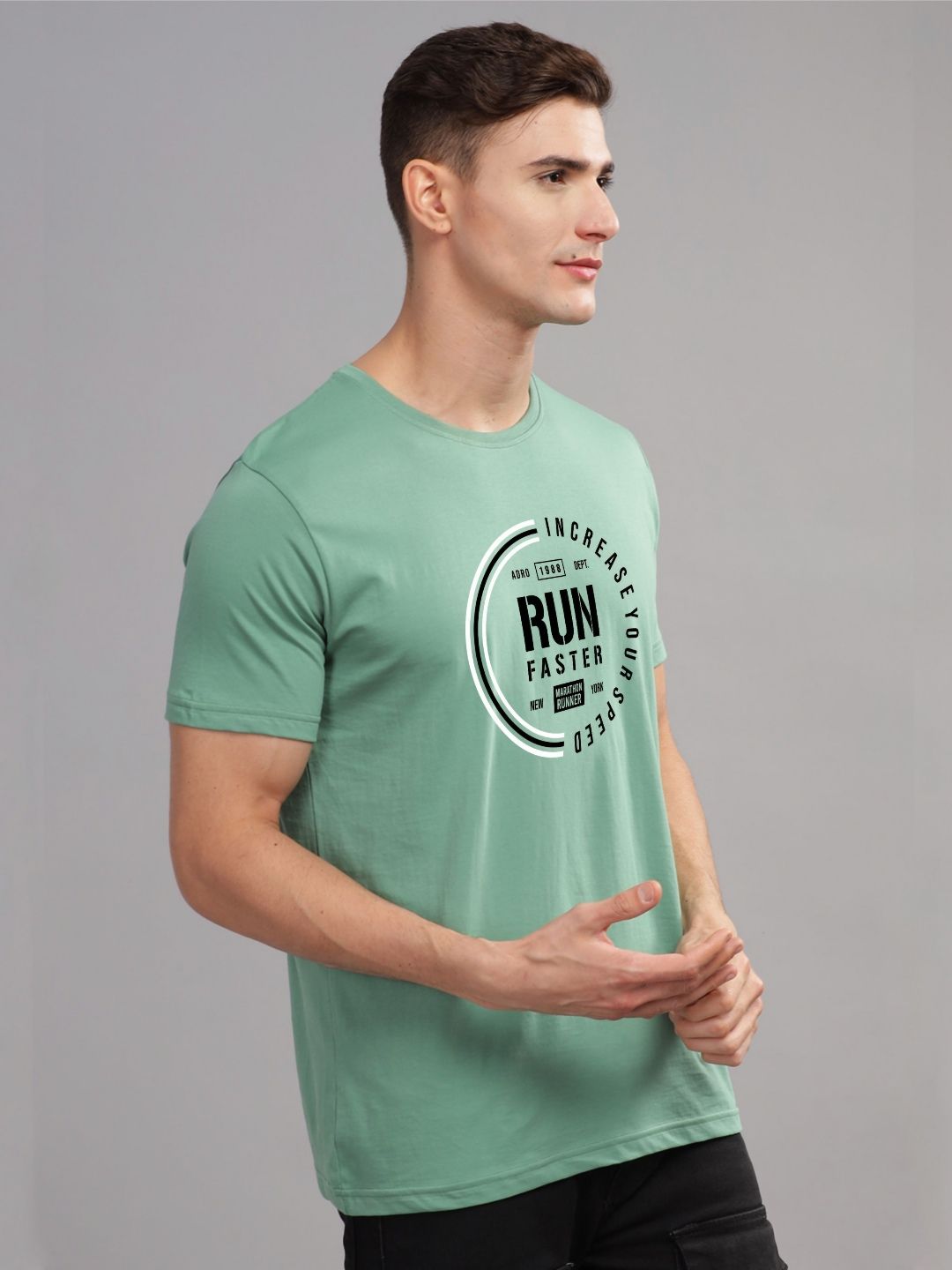 ADRO Men Printed T-shirt