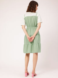 DressBerry Comfy Fashionable Flair A-Line Tiered Dress