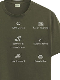 ADRO Men Typography Printed T-shirt